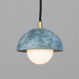 Ferox 14cm Blue Earth Pendant Light